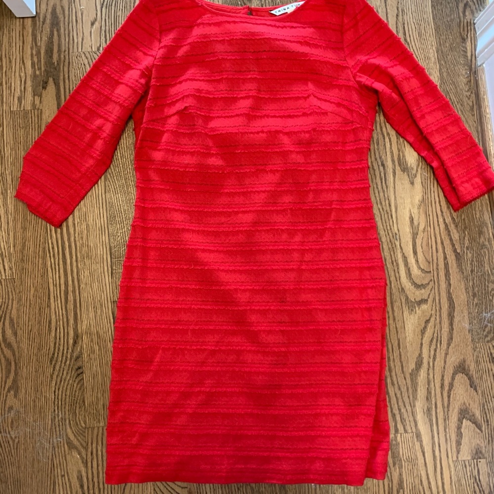 Trina Turk Red Cocktail Dress, size 8